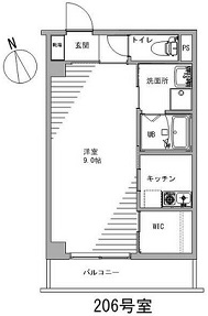 パークハイム206　間取図